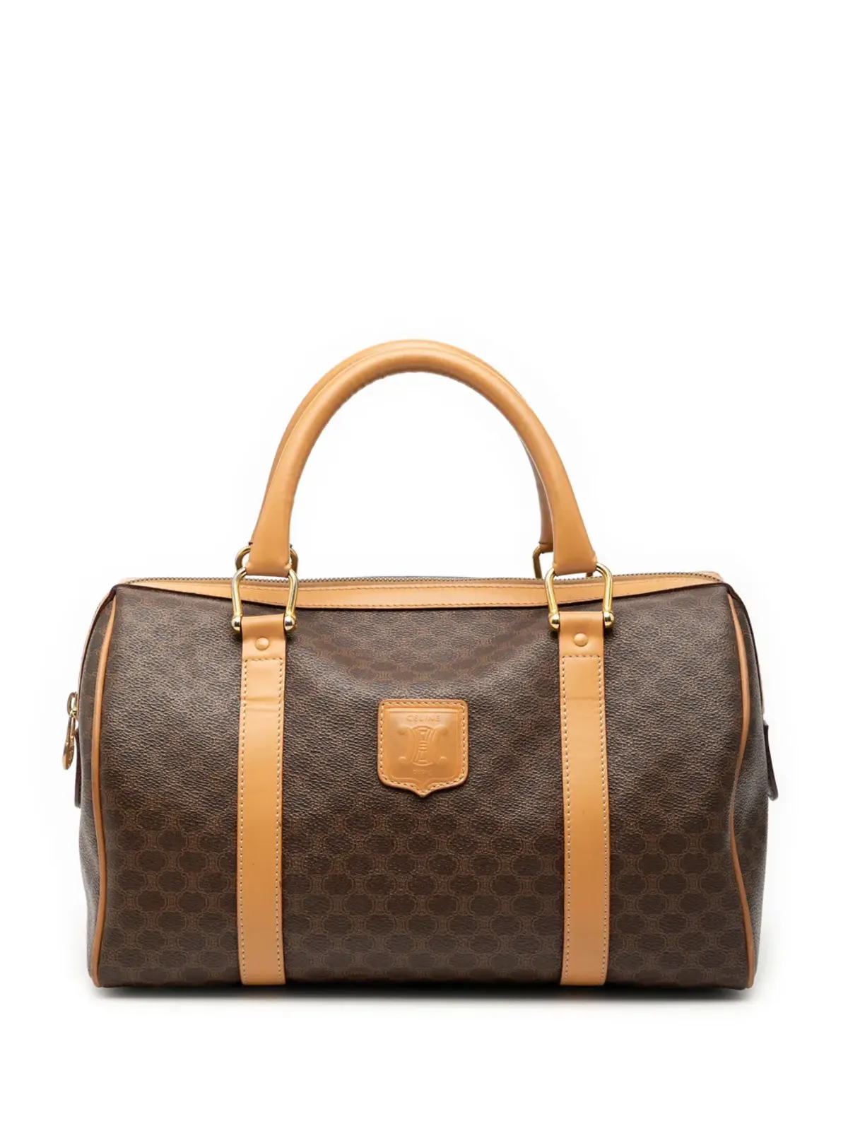 Celine Pre-Owned マカダム コーテッドキャンバス ボストンバッグ - 画像1