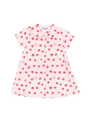 Moschino Kids ピーターパンカラー プリントドレス - サムネイル1
