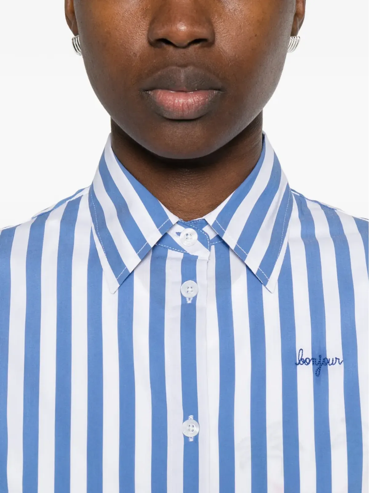 Maison Labiche ストライプ柄シャツ - 画像5
