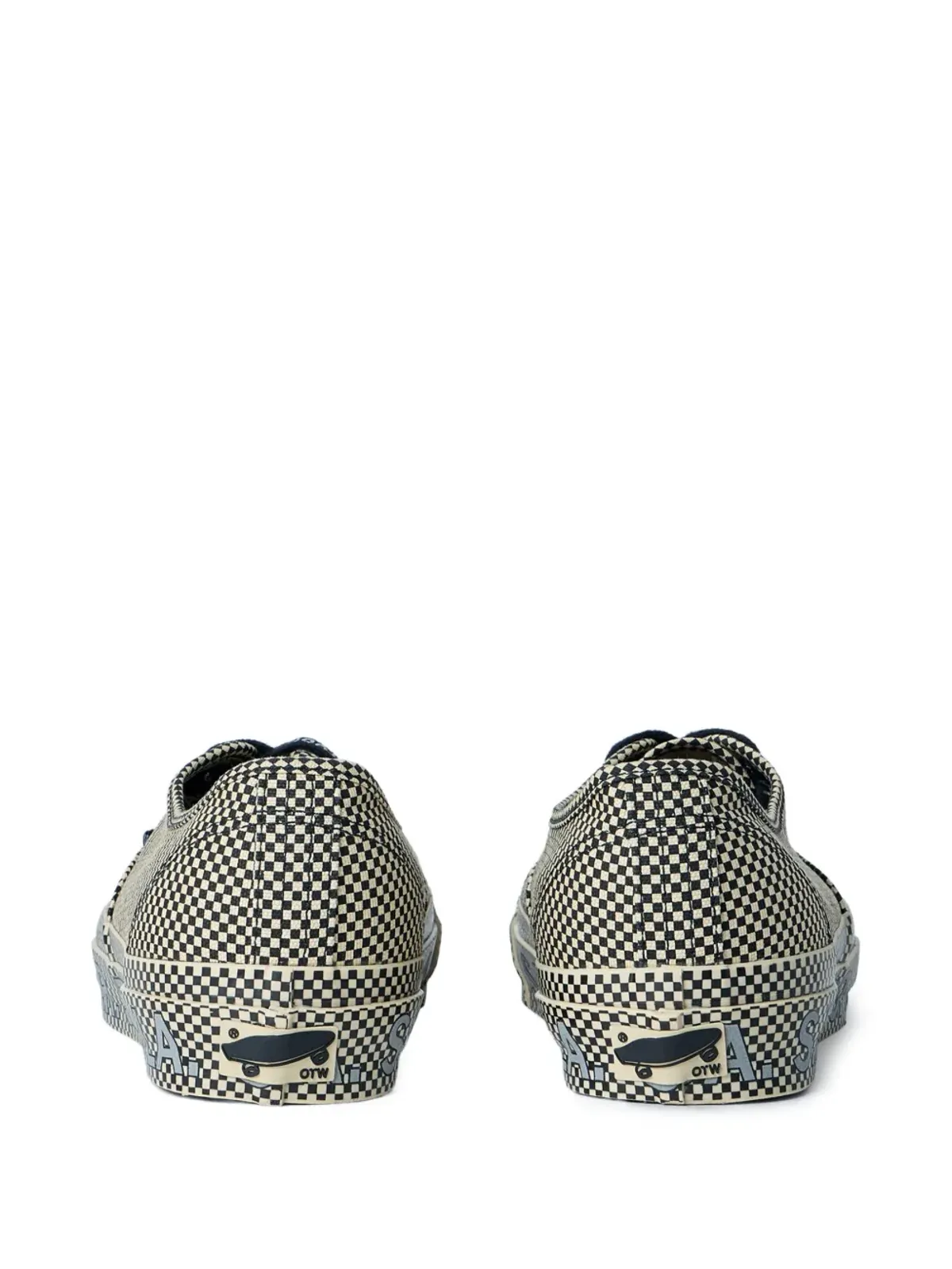 Vans チェックロゴパッチスニーカー - 画像2