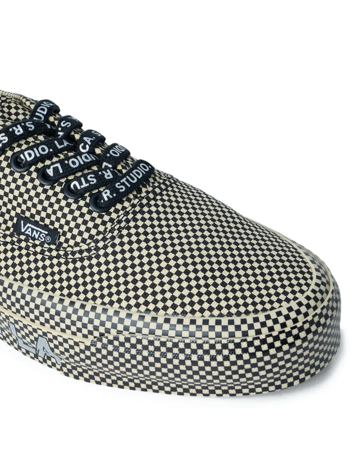 Vans チェックロゴパッチスニーカー - 画像3
