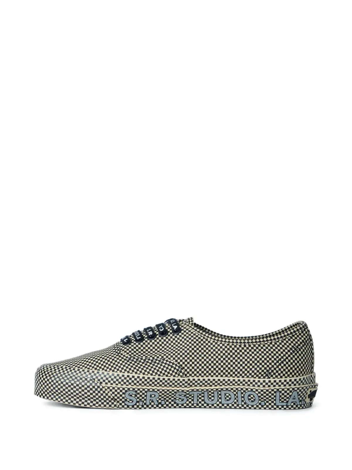Vans チェックロゴパッチスニーカー - 画像4