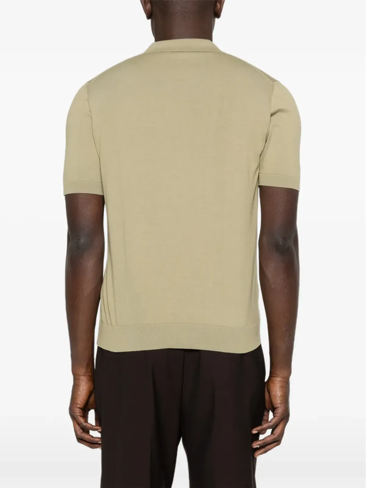 Piacenza Cashmere セーラーコットンポロシャツ - 画像4