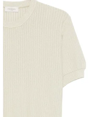 Piacenza Cashmere ストライプ柄ニットトップス - サムネイル3