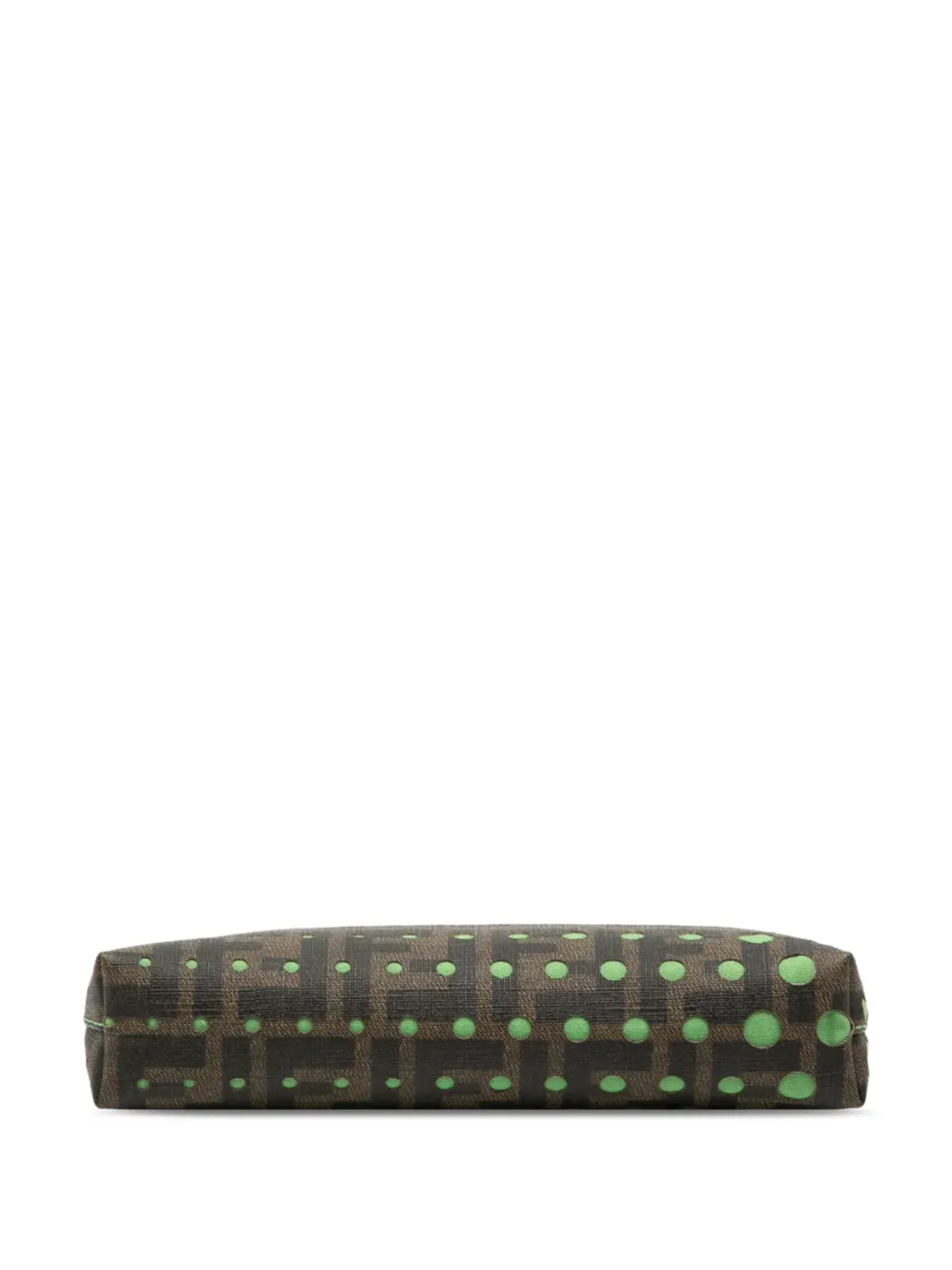 Fendi Vintage Zucca Spalmati Dots Chain Pochette ショルダーバッグ - ブラウン - 画像4