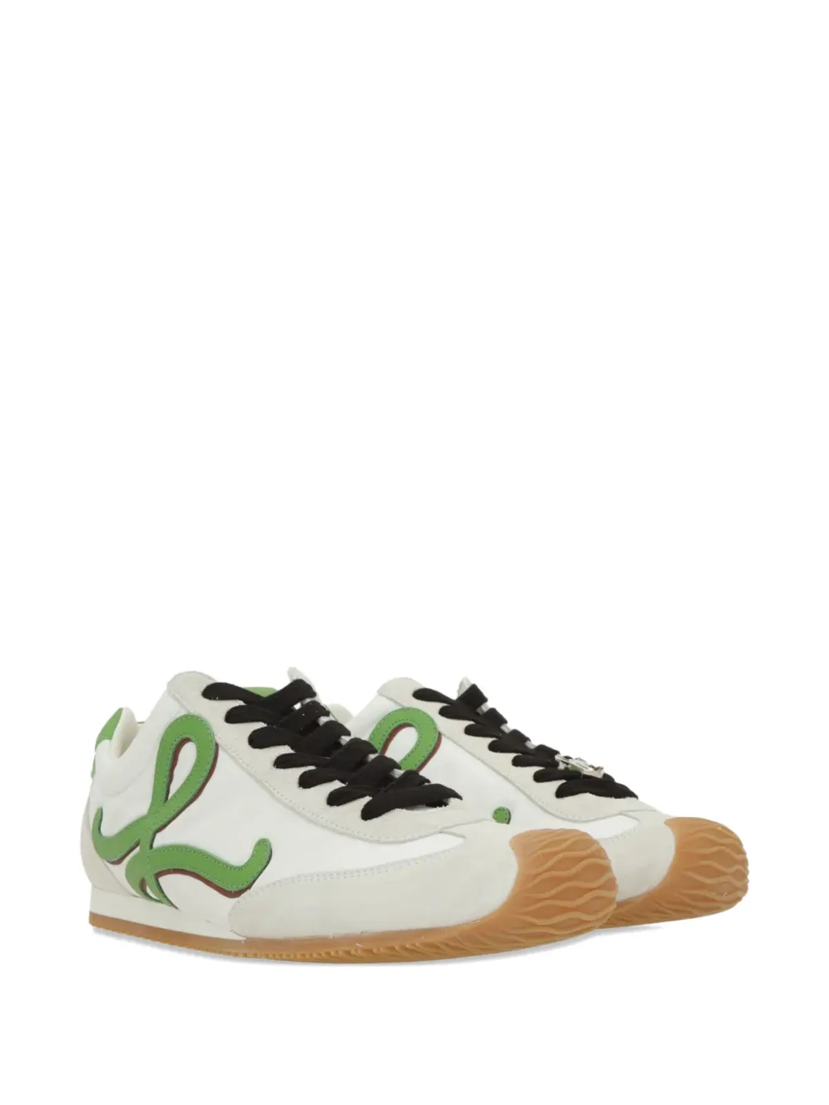 LOEWE エナメルド チャーム アシンメトリック スニーカー - White - 画像2