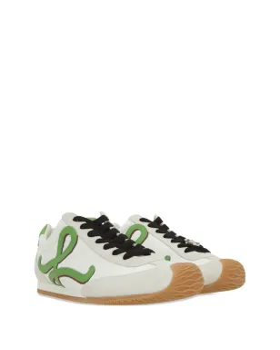 LOEWE エナメルド チャーム アシンメトリック スニーカー - White - サムネイル2