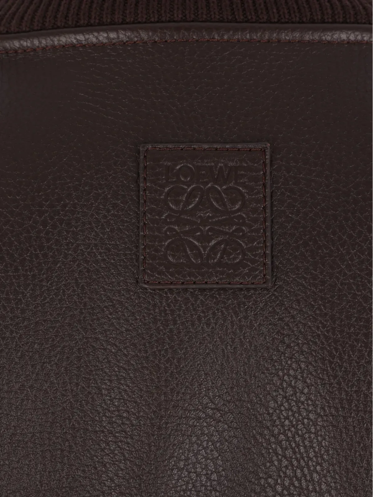 LOEWE ジップファスナー付きレザージャケット - 画像3