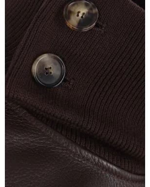 LOEWE ジップファスナー付きレザージャケット - サムネイル4