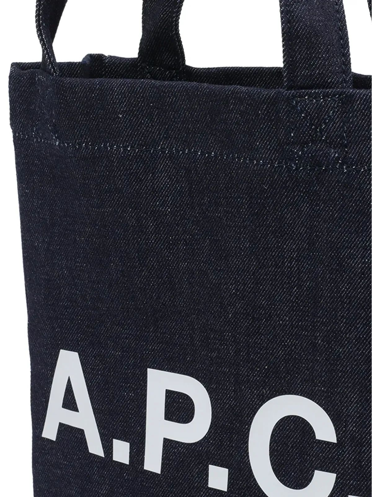 A.P.C. スモール Ninon フロントロゴ トートバッグ - 画像4