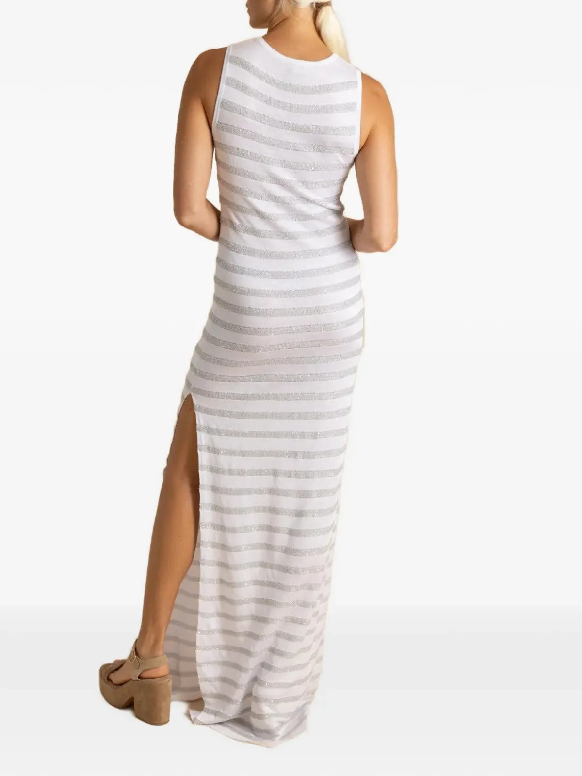 Missoni ミソーニ クルーネック ストライプ マキシドレス - 画像3