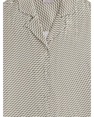 KITH Elena monogram silk camp shirt - Neutrals - サムネイル2