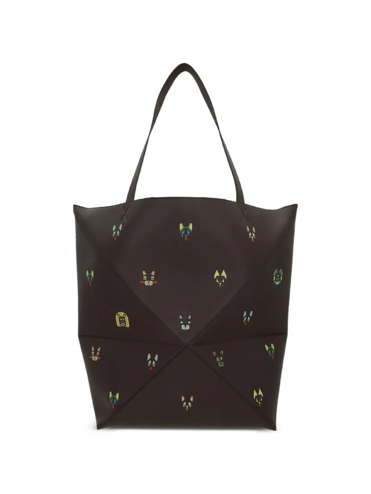 LOEWE グラフィックプリントショルダーバッグ（ブラウン） - 画像2