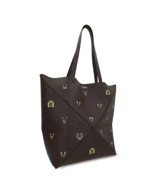 LOEWE グラフィックプリントショルダーバッグ（ブラウン） - サムネイル3