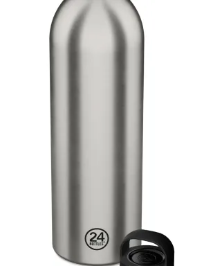 24bottles Clima ブラッシュドスティールボトル - シルバー - サムネイル2