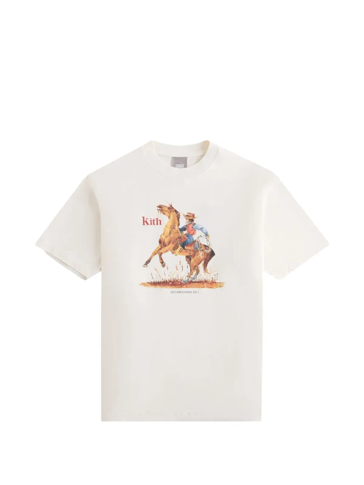 KITH rodeo print T-shirt - Neutrals - 画像1