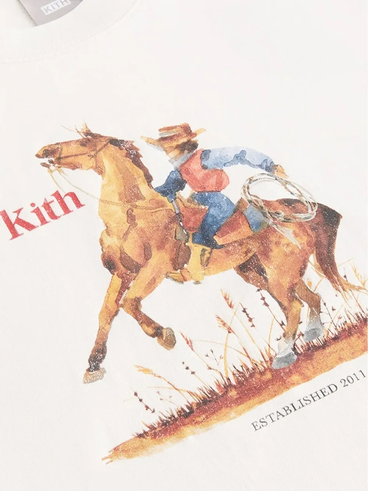 KITH rodeo print T-shirt - Neutrals - 画像2