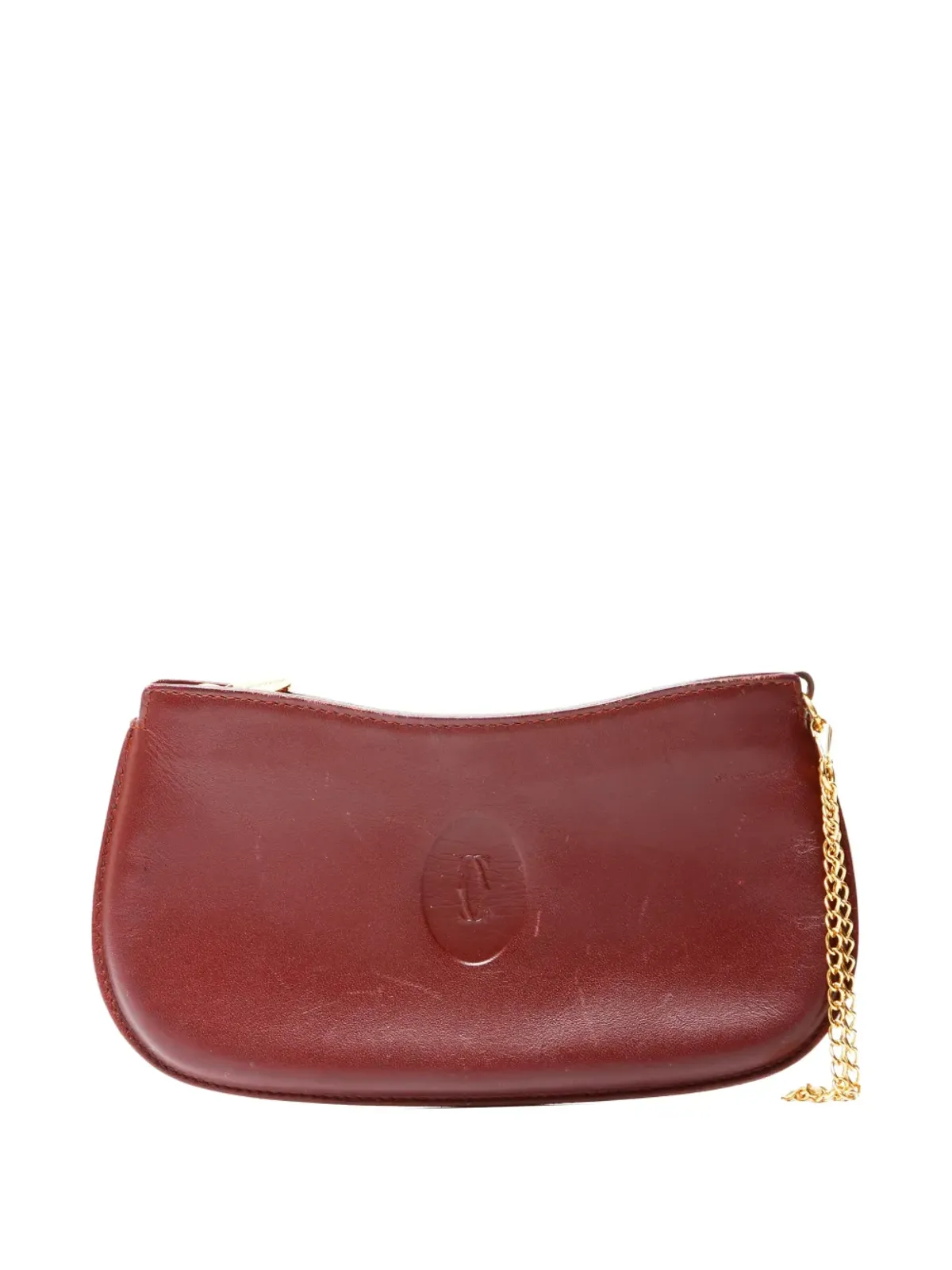 Celine Pre-Owned ロゴエンボスレザーポーチ - 画像1