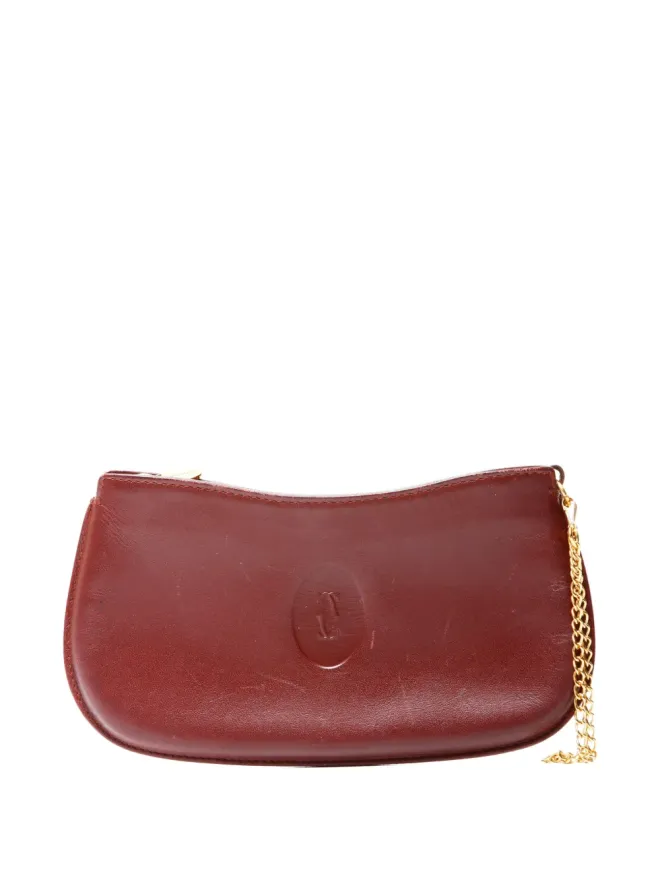 Celine Pre-Owned Celine Pre-Owned ロゴエンボスレザーポーチの商品画像