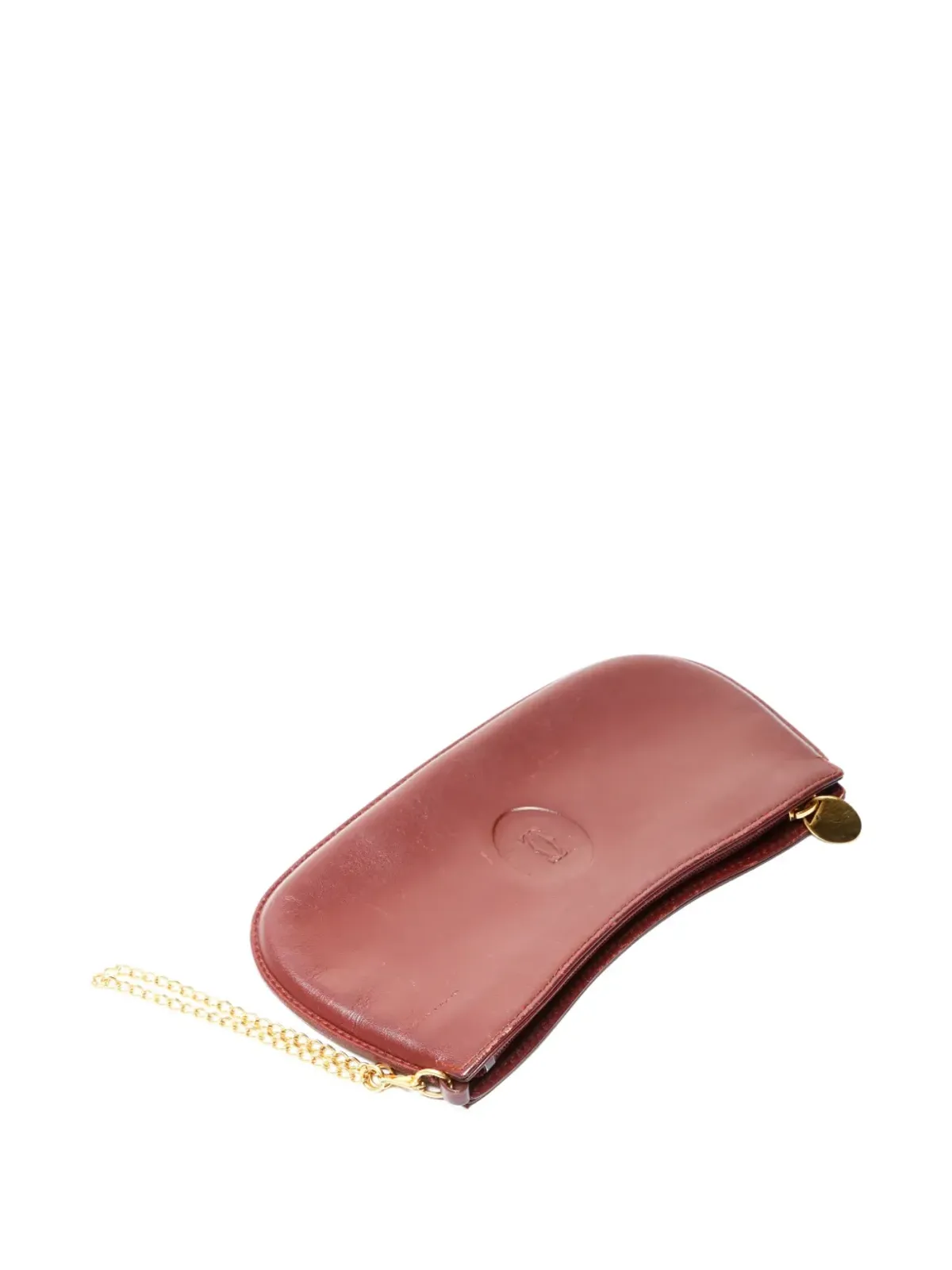 Celine Pre-Owned ロゴエンボスレザーポーチ - 画像5