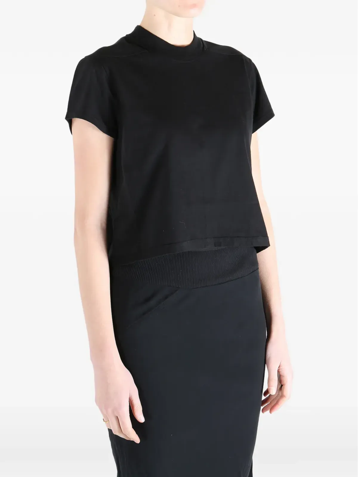 Rick Owens DRKSHDW リブネックTシャツ - 画像4