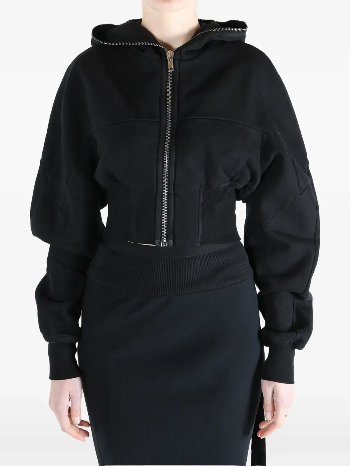 Rick Owens DRKSHDW ジップアップフーディー - 画像3