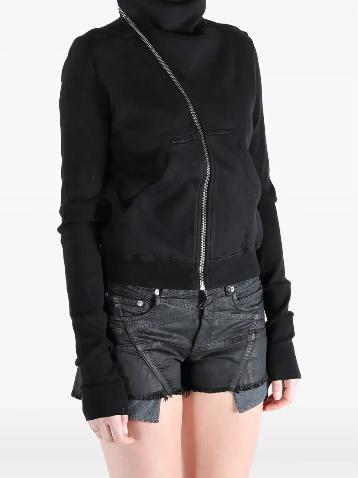 Rick Owens DRKSHDW ジップアップスウェットシャツ - 画像4
