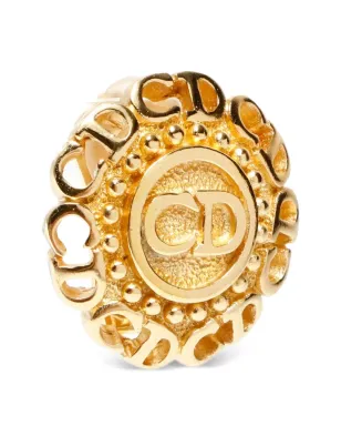 Christian Dior Pre-Owned ロゴ クリップオン イヤリング - サムネイル3