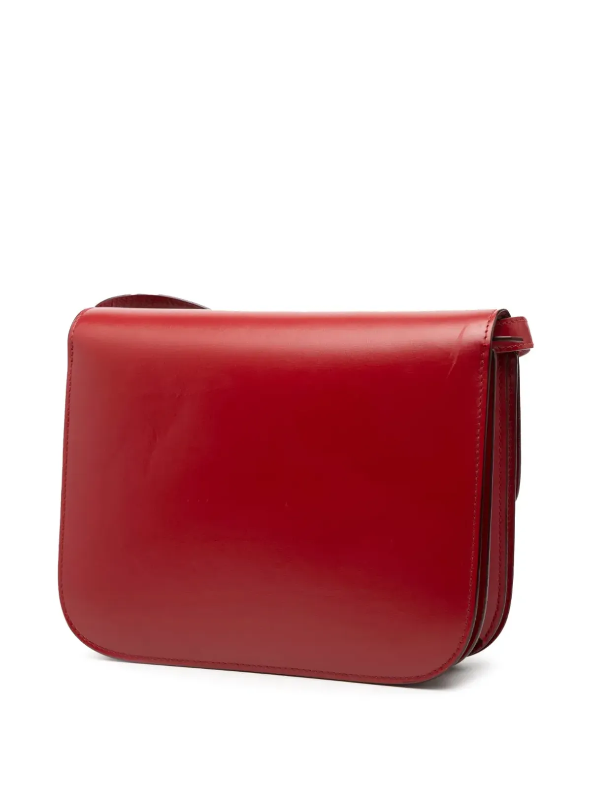 Celine Pre-Owned 2016年 カーフレザー クラシック ボックス クロスボディバッグ レッド - 画像3