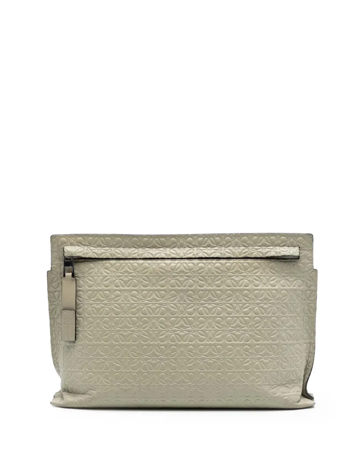 Loewe Pre-Owned エンボスレザー アナグラム リピート T クラッチバッグ - 画像1