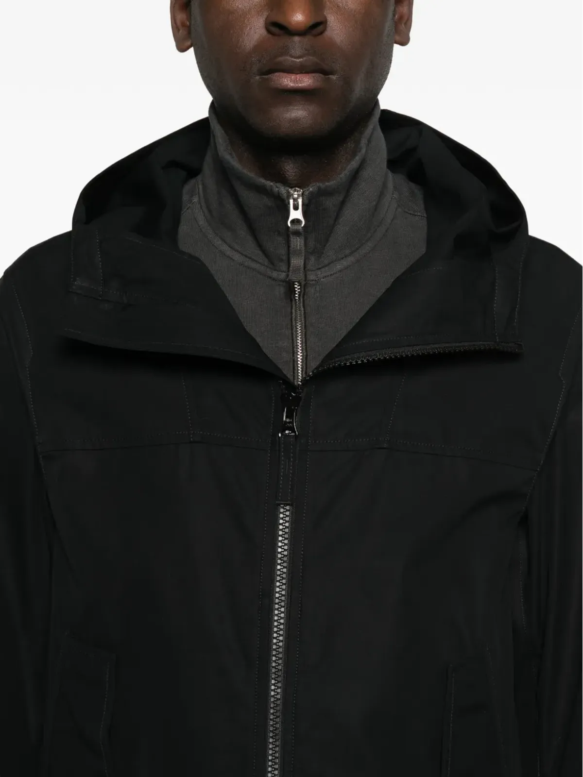 Stone Island ジップアップフード付きジャケット - 画像5