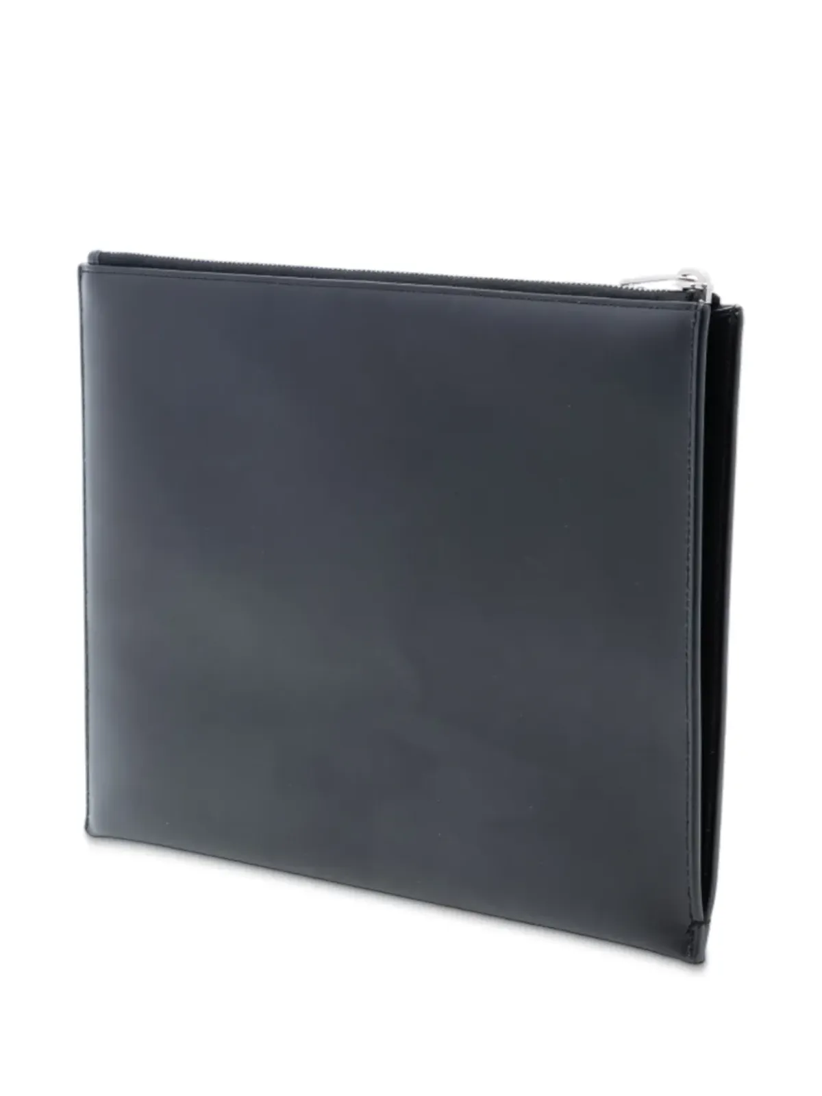 Saint Laurent Pre-Owned 2018 Leather Monogram Ipad Case クラッチバッグ - ブラック - 画像3