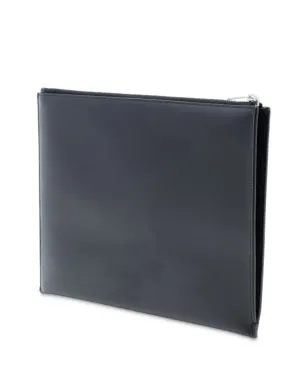 Saint Laurent Pre-Owned 2018 Leather Monogram Ipad Case クラッチバッグ - ブラック - サムネイル3