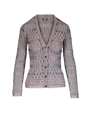 Missoni テクスチャードVネックカーディガン - サムネイル1