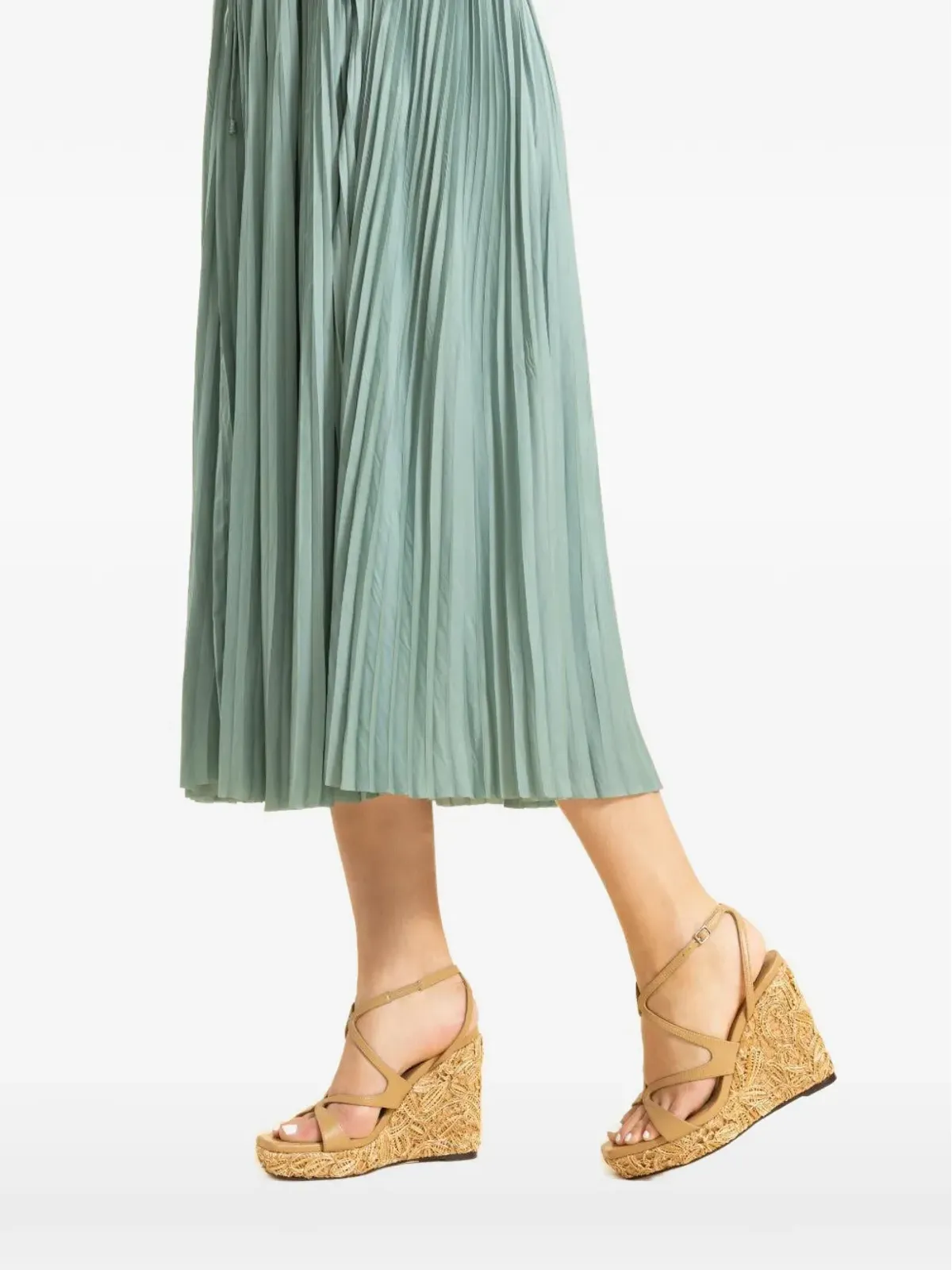 Jimmy Choo Ayla ウェッジサンダル - Brown - 画像5