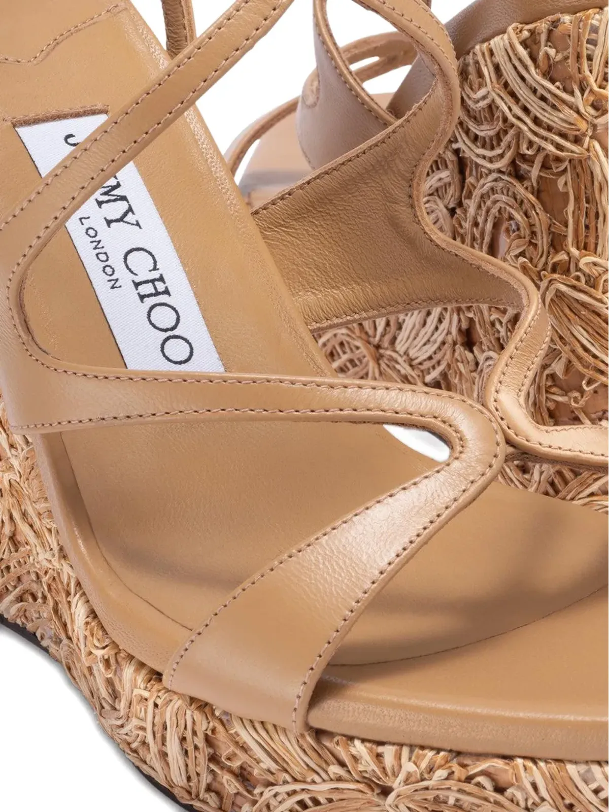 Jimmy Choo Ayla ウェッジサンダル - Brown - 画像2