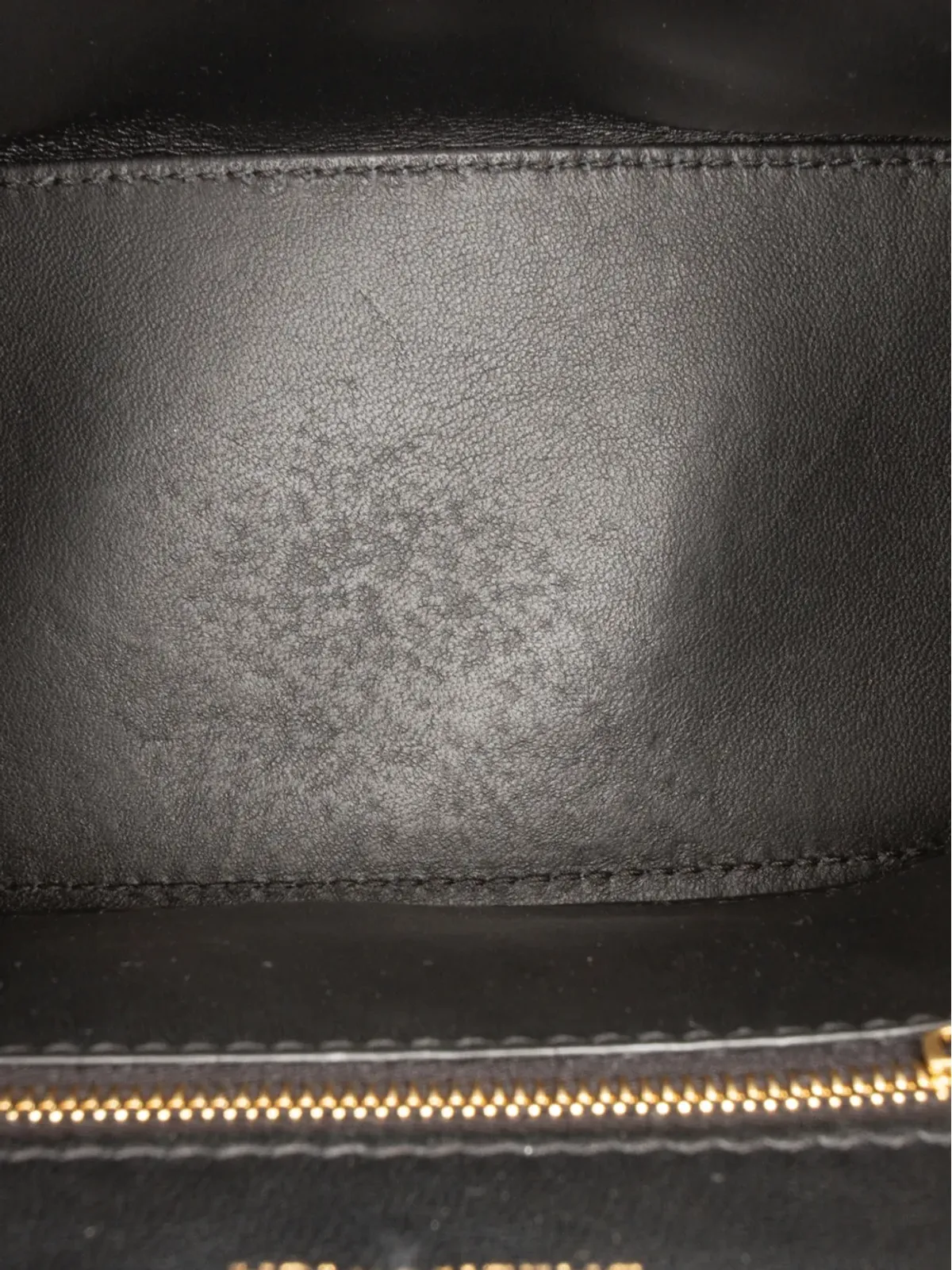 Balenciaga Pre-Owned 小型シャイニーボックス カーフスキン アワーグラス トップハンドル バッグ／サッチェル - ブラック - 画像5