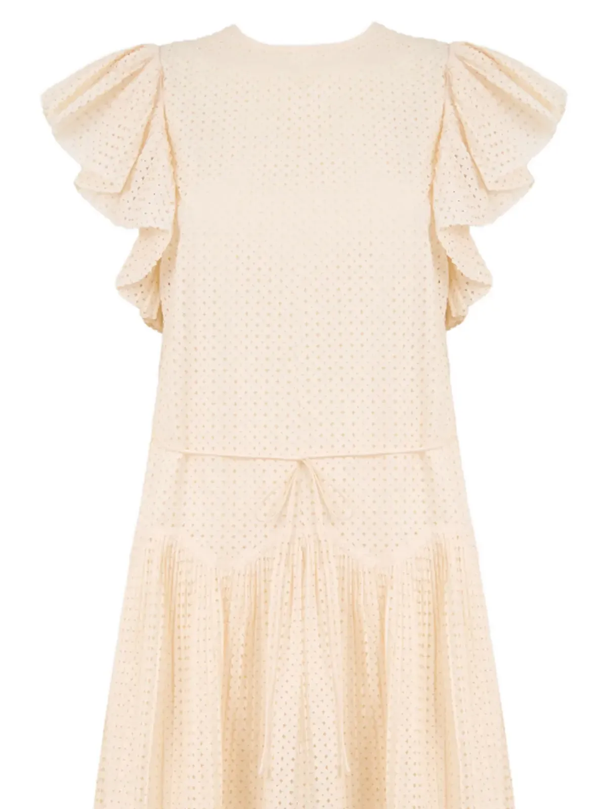 Ulla Johnson Sylvaine ラッフルミディドレス - 画像3