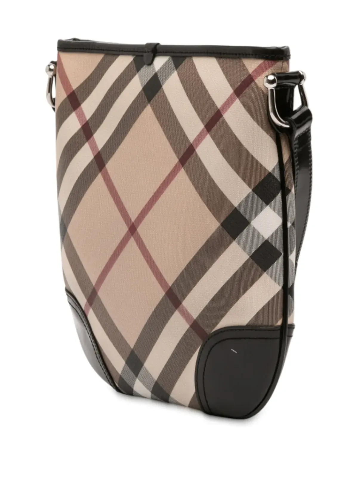 Burberry Pre-Owned ビンテージ スーパーノヴァ チェック コーティッドキャンバス Dryden クロスボディバッグ - ブラウン - 画像3