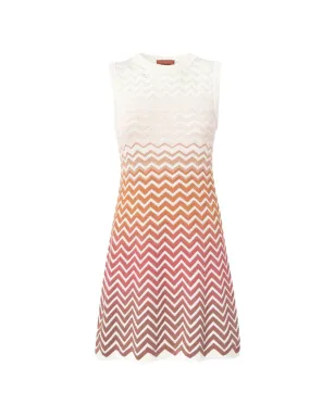 Missoni オンブレ ノースリーブ ミニドレス - サムネイル2