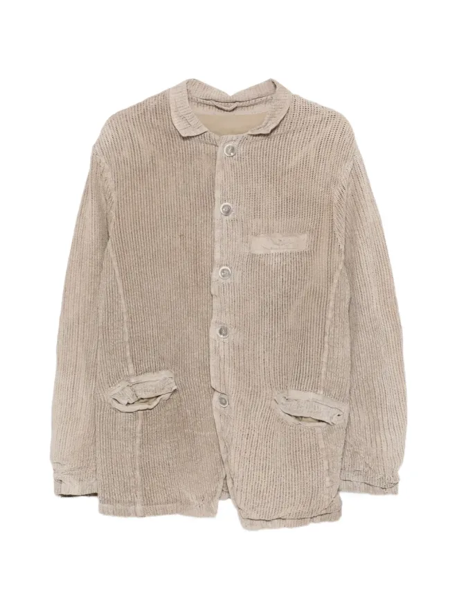Giorgio Brato Giorgio Brato ポケット付きテクスチャードレザー ジャケットの商品画像