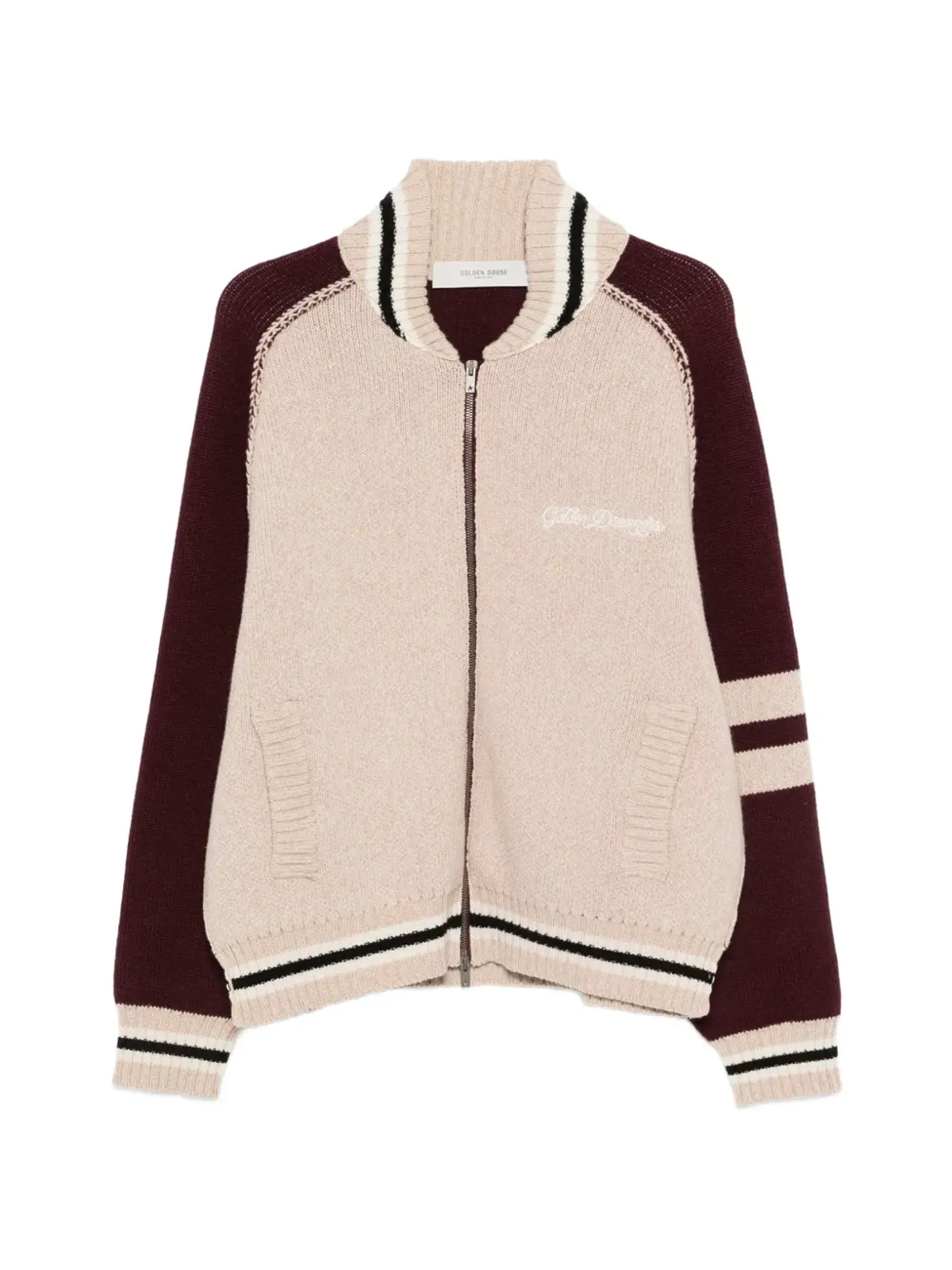 Golden Goose インターシャニットカーディガン - 画像1