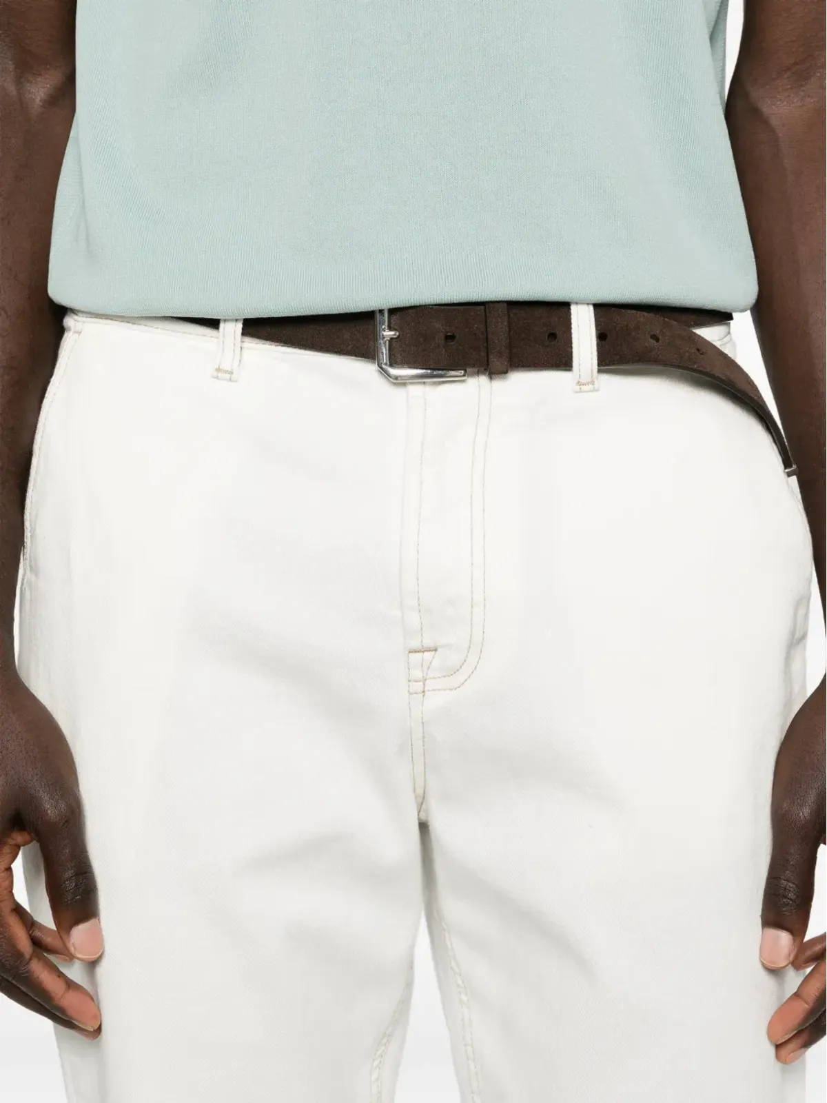 Canali コントラストトリムパンツ - 画像5