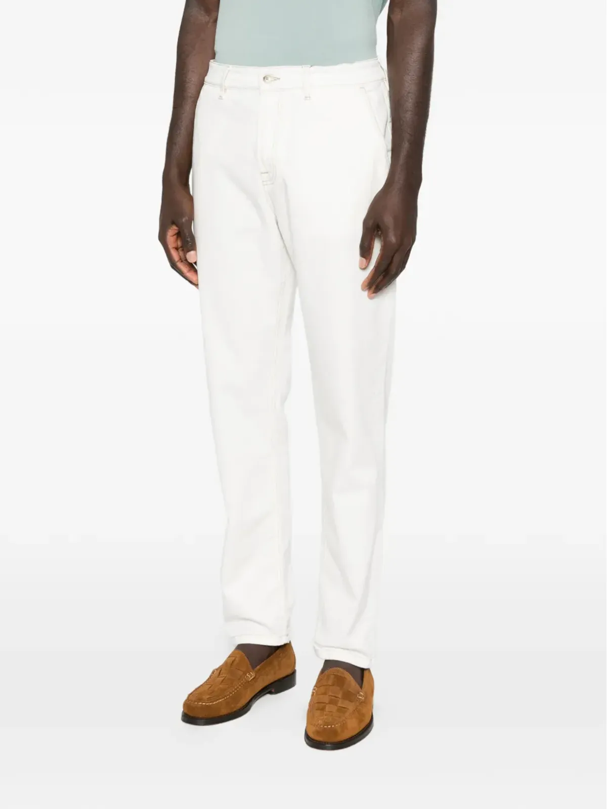Canali コントラストトリムパンツ - 画像3