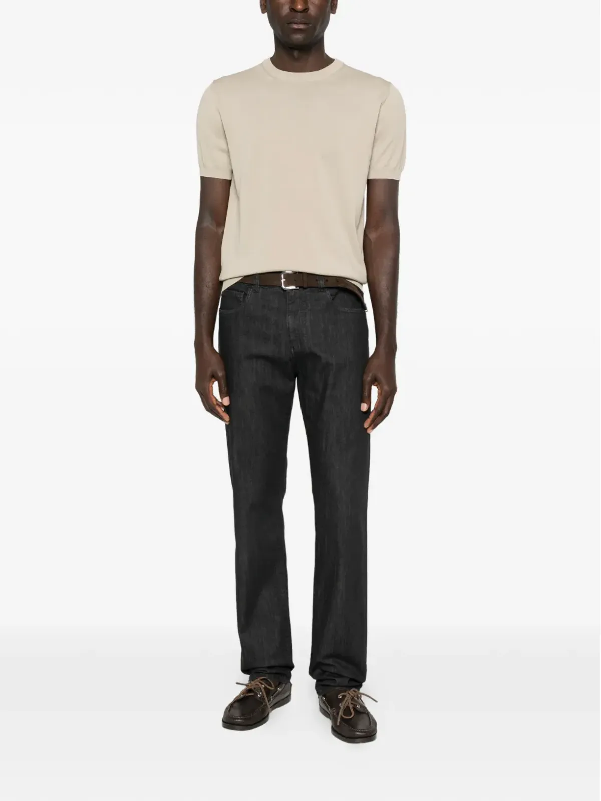 Canali 半袖ニットTシャツ - 画像2