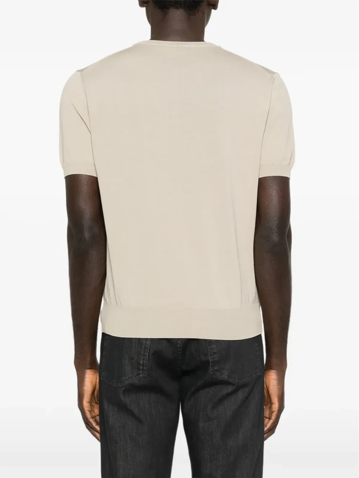 Canali 半袖ニットTシャツ - 画像4
