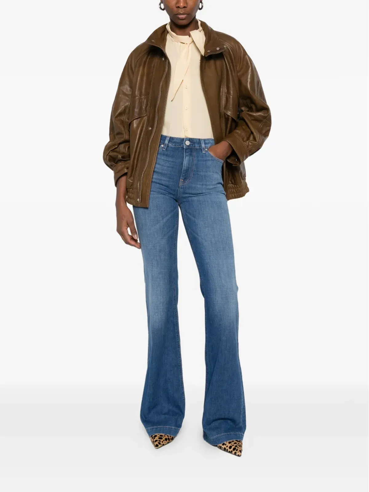 AG Jeans Tropea ハイライズフレアジーンズ - 画像2