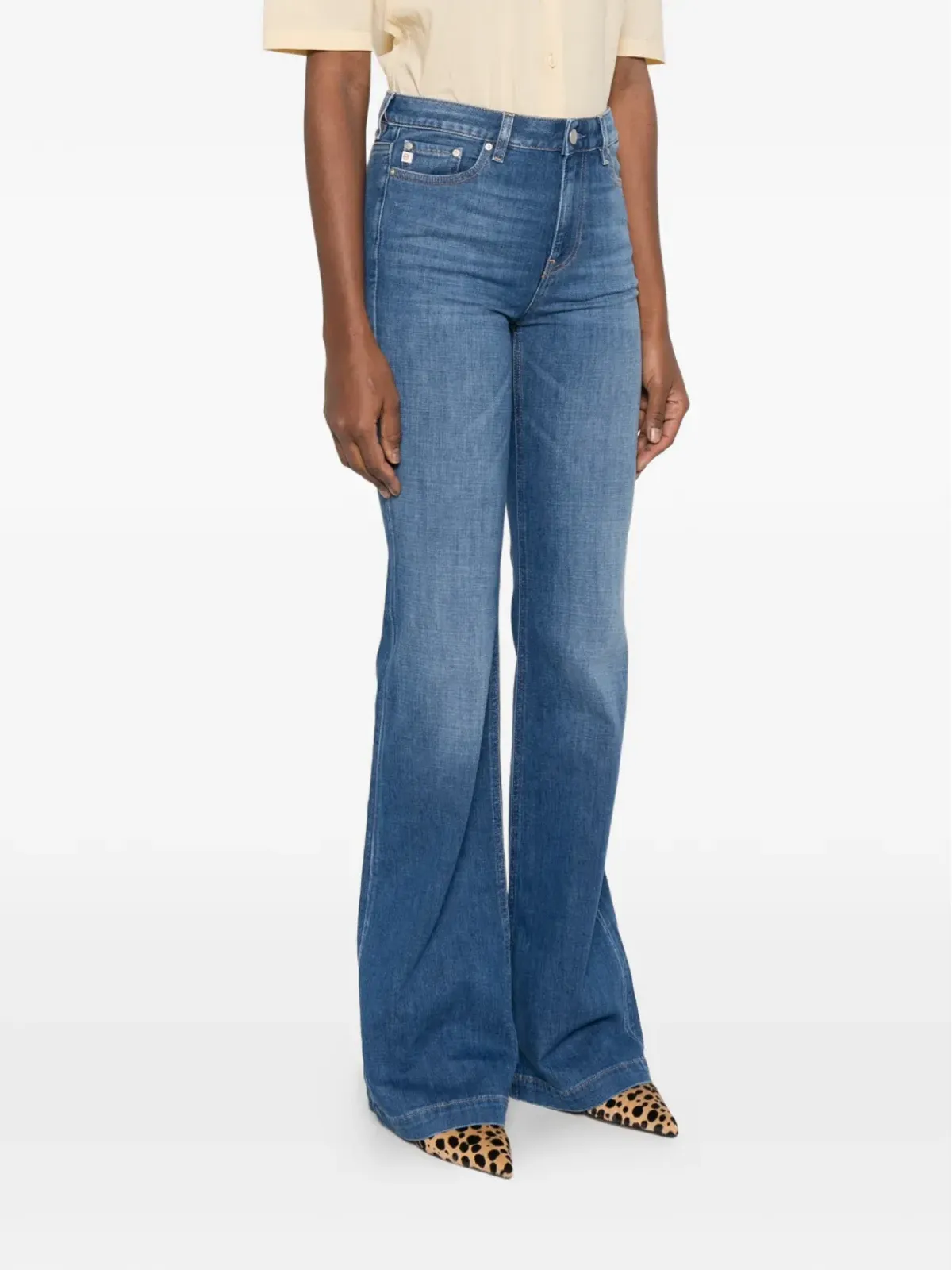 AG Jeans Tropea ハイライズフレアジーンズ - 画像3