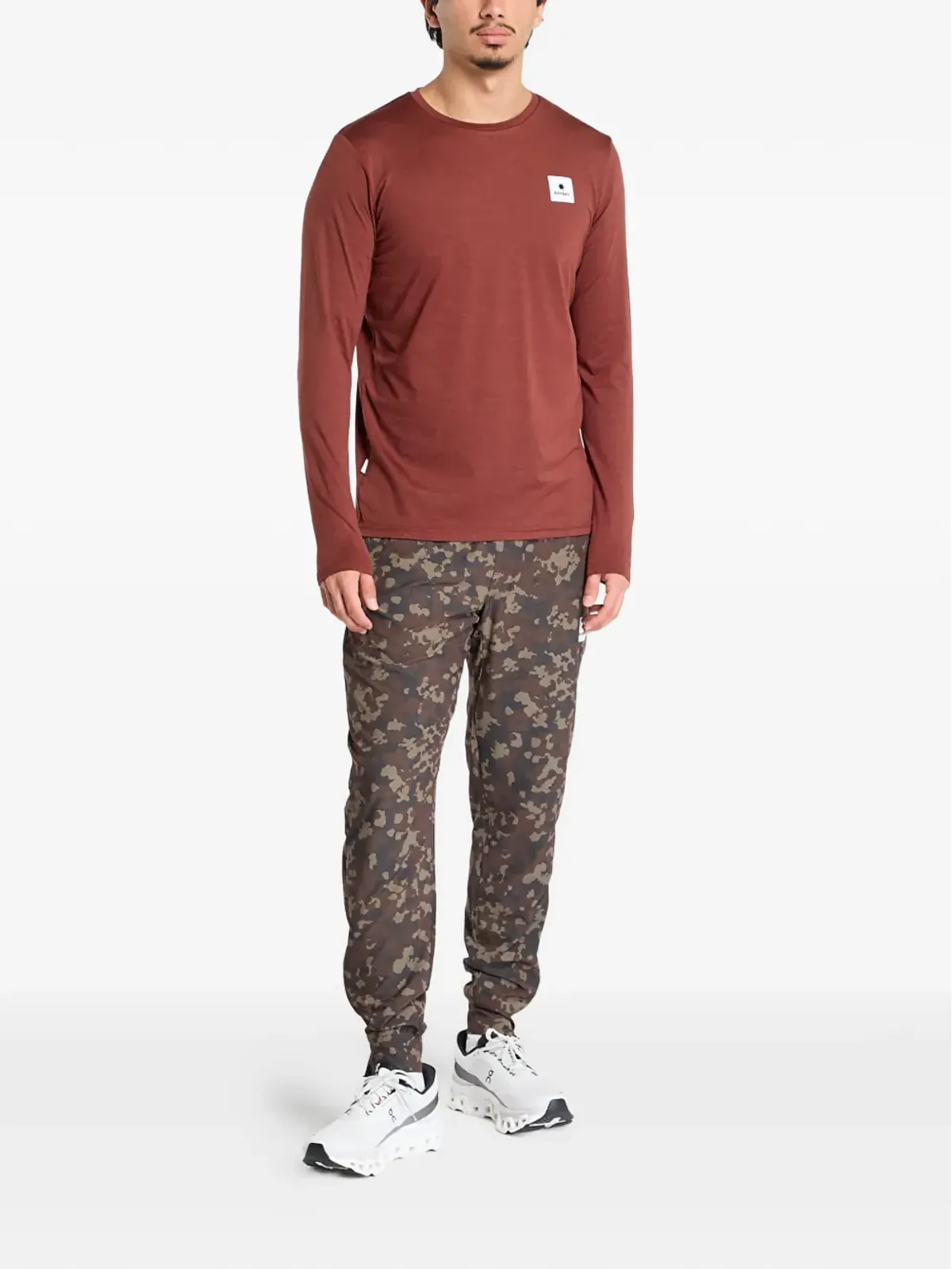 SAYSKY Pace ロングスリーブTシャツ - レッド - 画像2