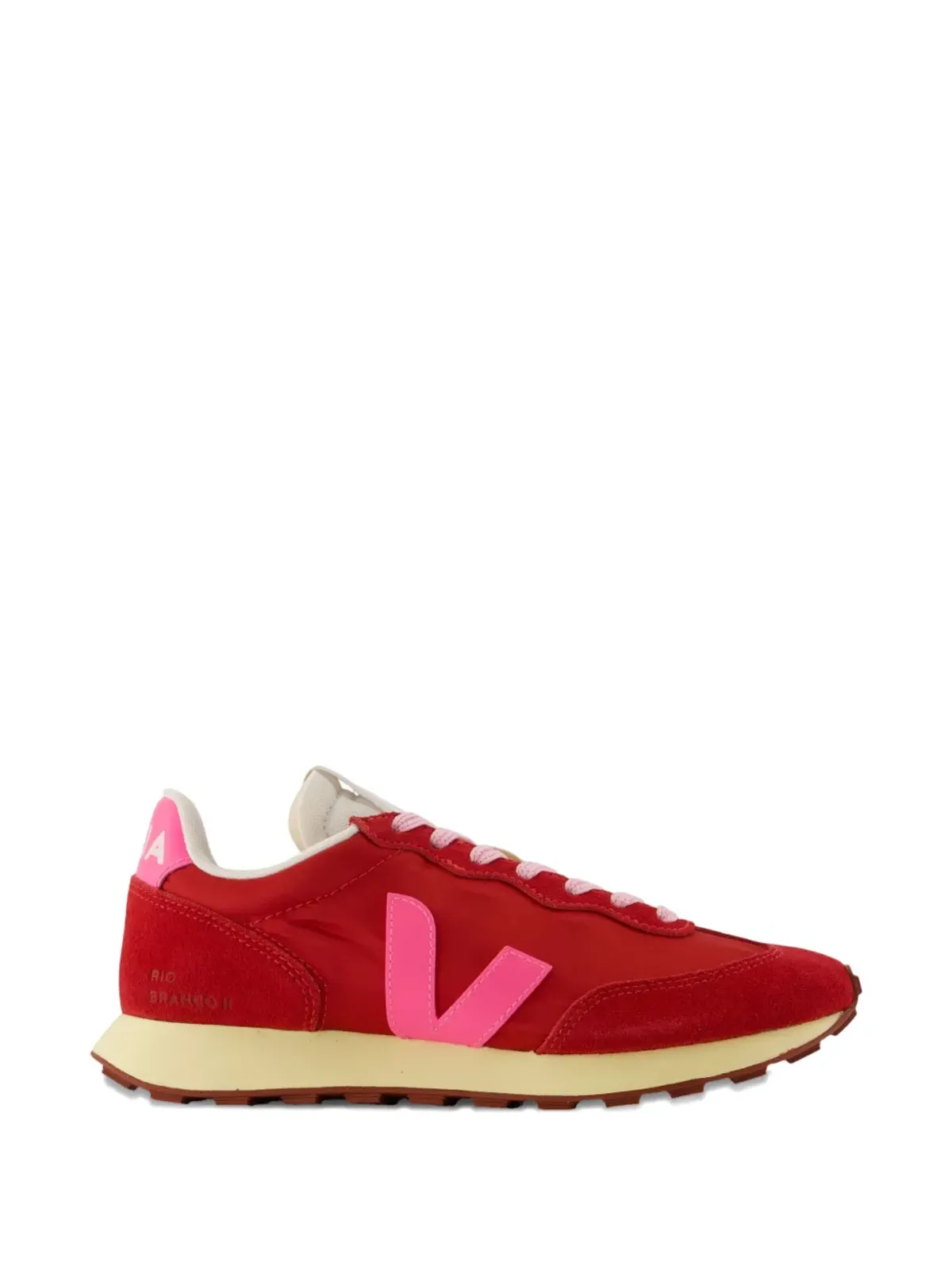 VEJA Rio Branco almond toe sneakers - Red - 画像1